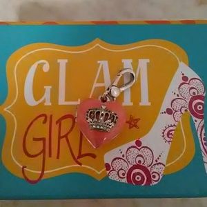 JUICY COUTURE PINK HEART LOCKET CHARM!